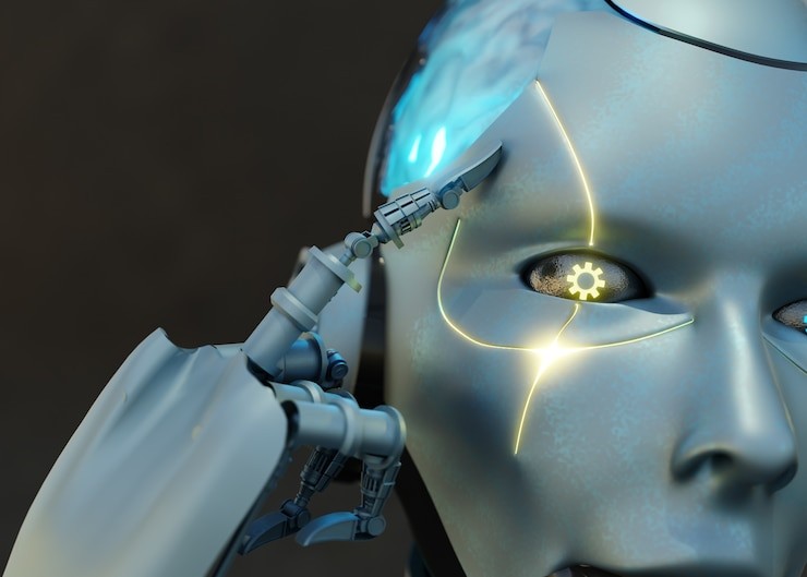 Ilustrasi robot vision